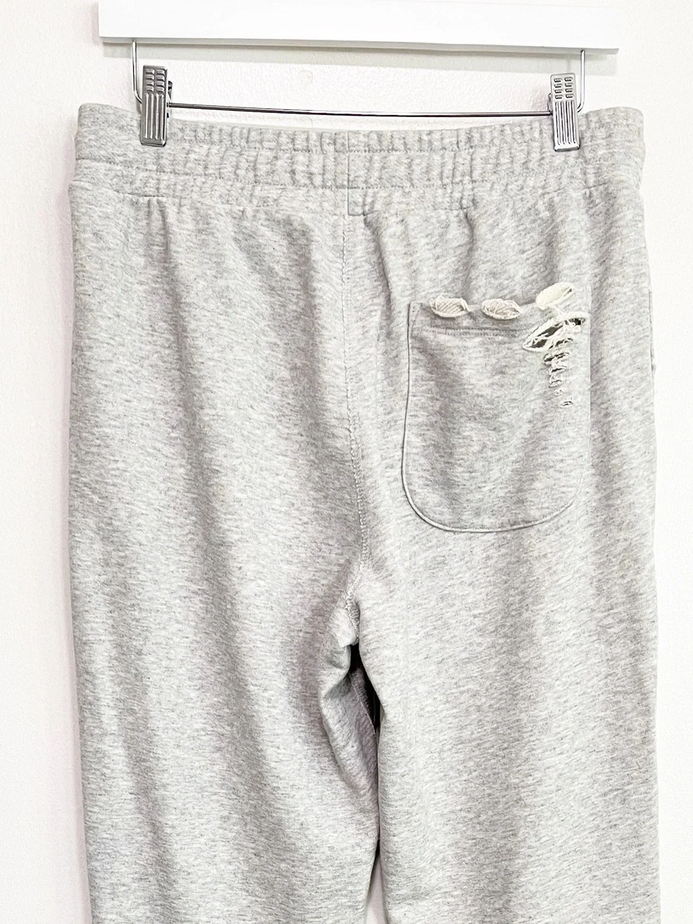 BOGO! ALO Yoga Distressed Ripped Sweatpants Heather Gray Size Large